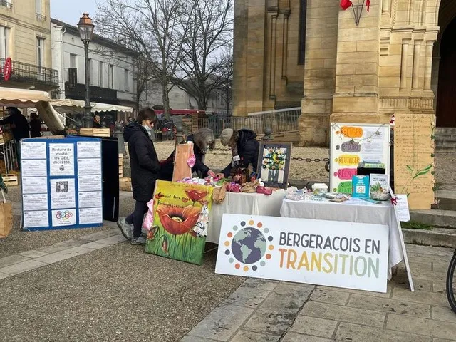 Sur le marché en centre ville